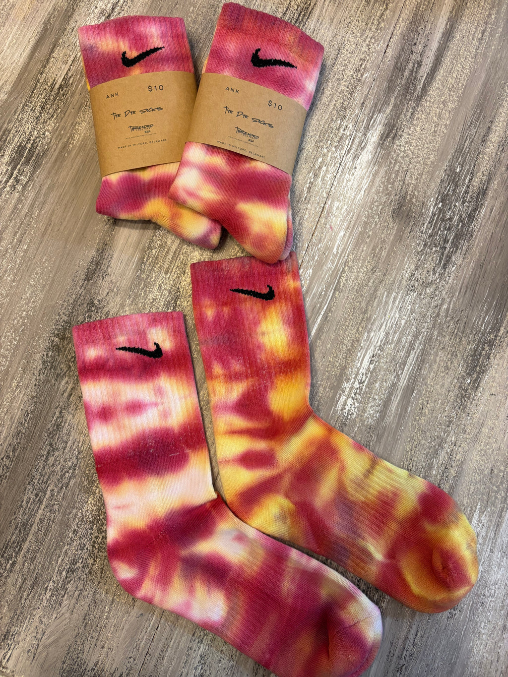 Tie-Dyed Nike Socks