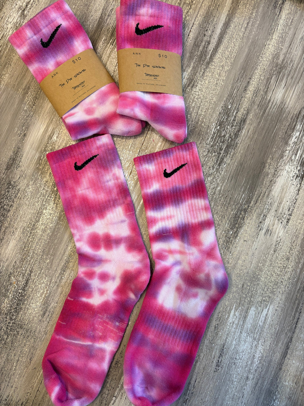 Tie-Dyed Nike Socks