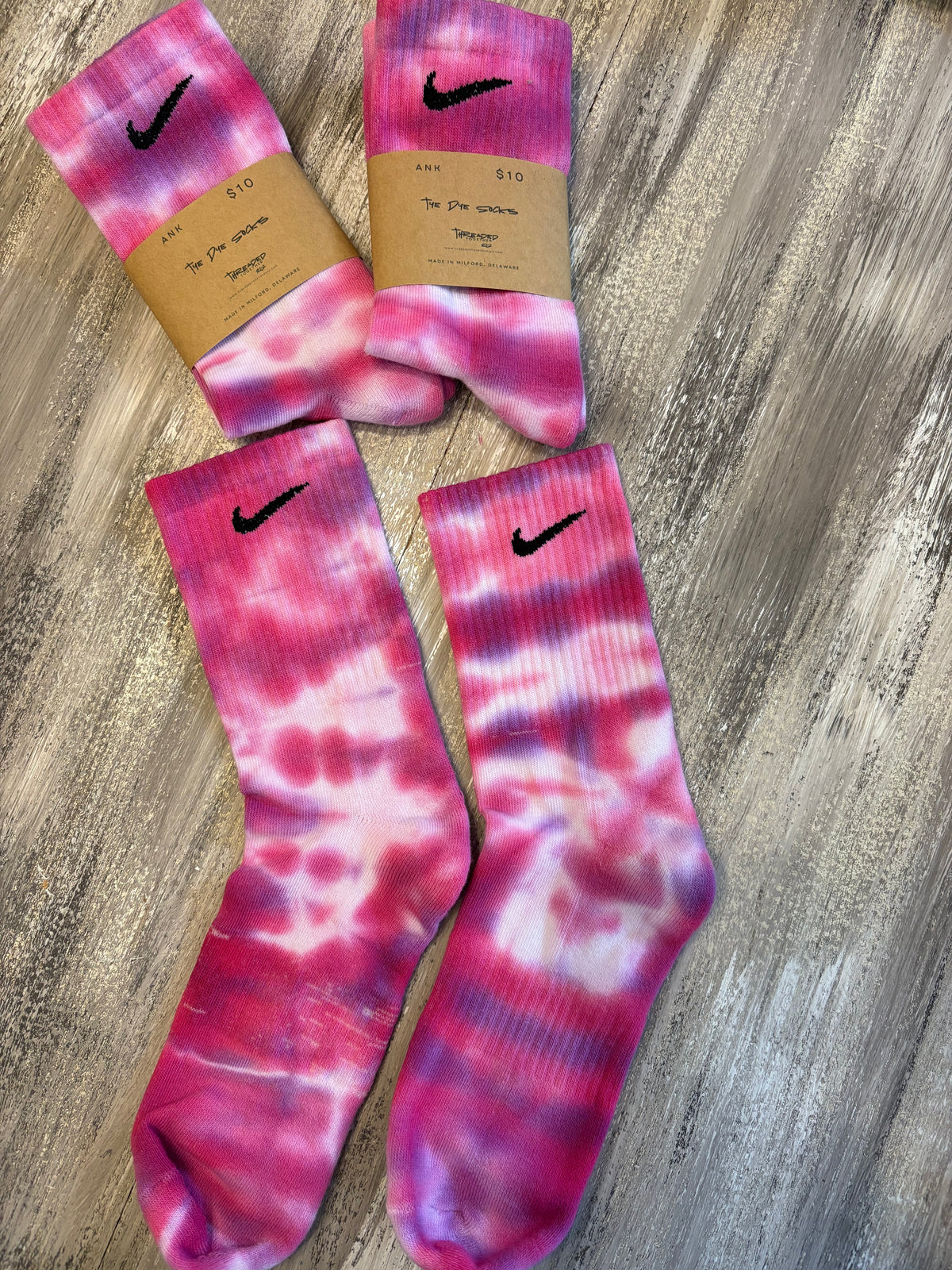 Tie-Dyed Nike Socks