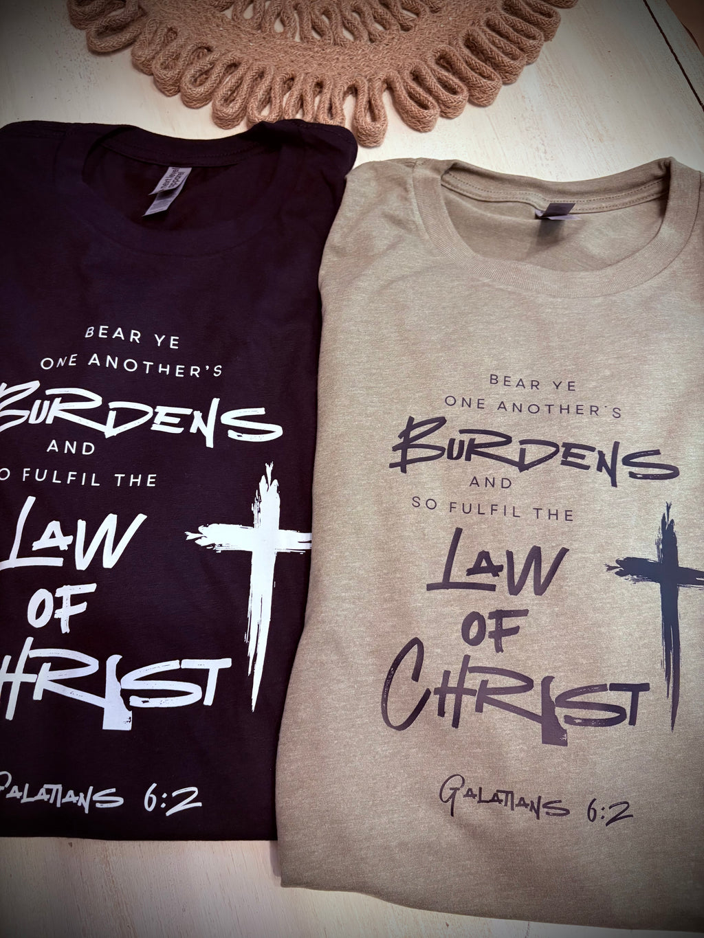 Bear Ye One Another's Burdens – Galatians T-Shirt