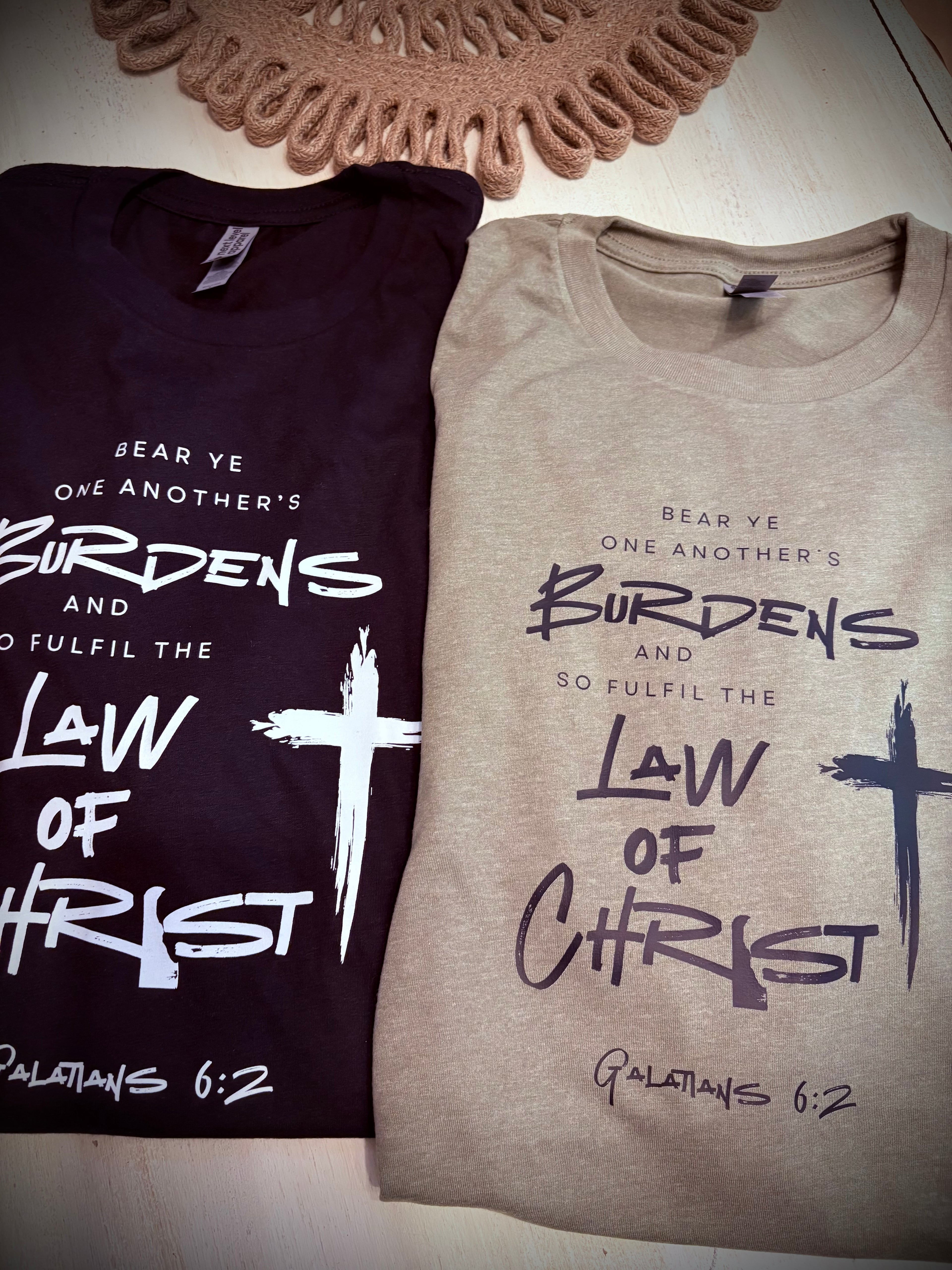 Bear Ye One Another's Burdens – Galatians T-Shirt