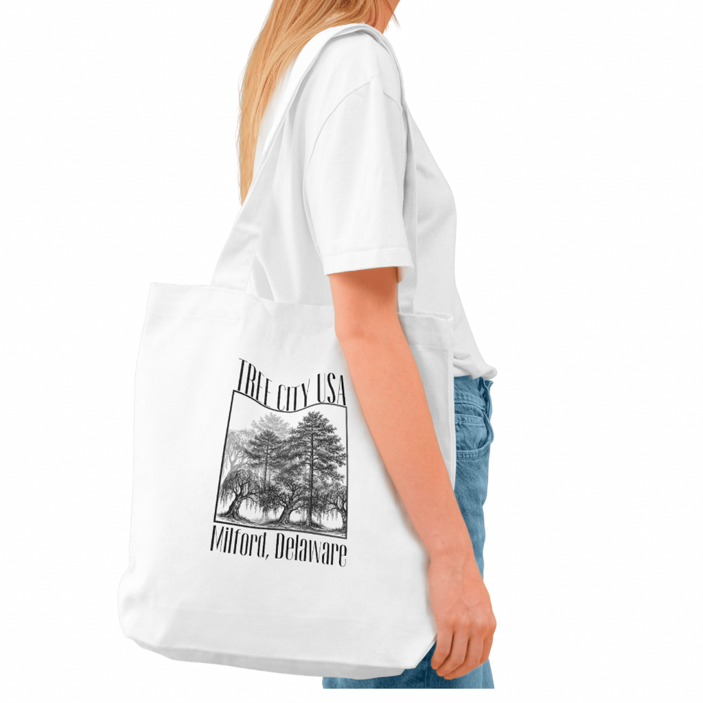 Tree City USA Milford Delaware Tote Bag