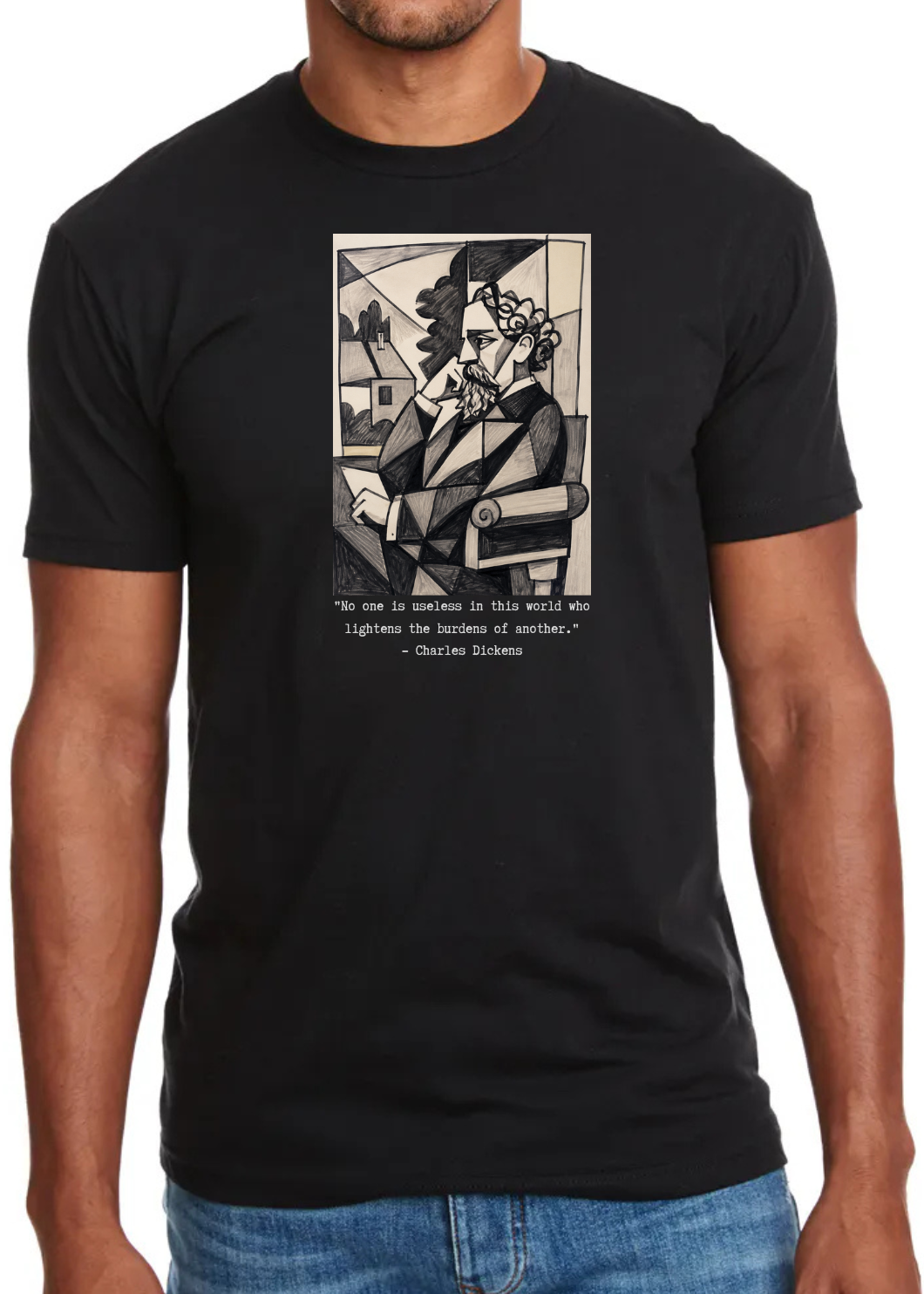 Charles Dickens themed T-shirt