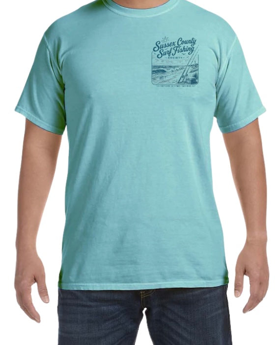 Sussex County Surf Fishing Society Comfort Colors T-Shirt