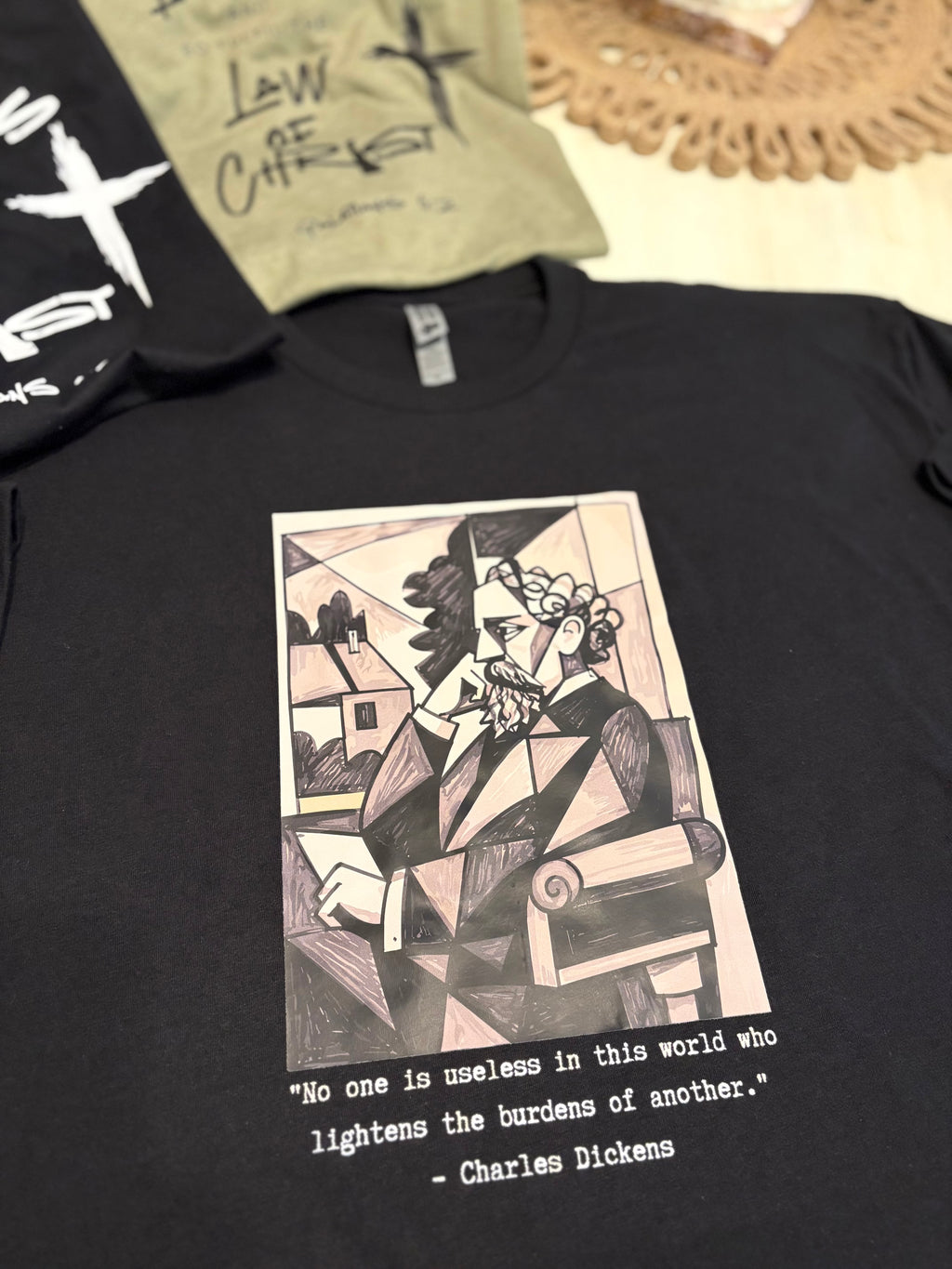 Charles Dickens themed T-shirt