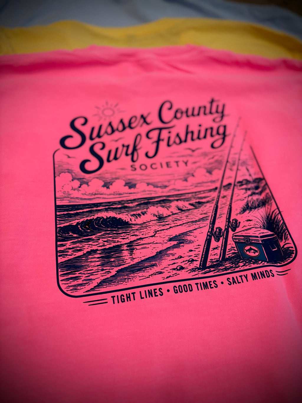 Sussex County Surf Fishing Society Comfort Colors T-Shirt