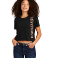Women's Rivertown Cropped T-Shirt - Black