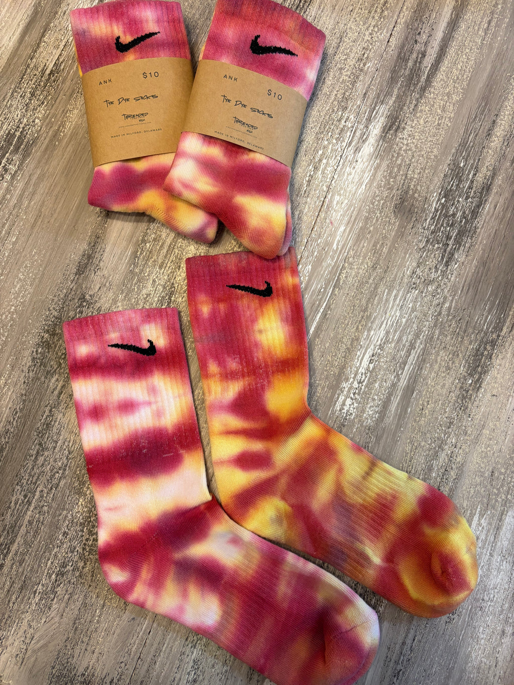 Tie-Dyed Nike Socks