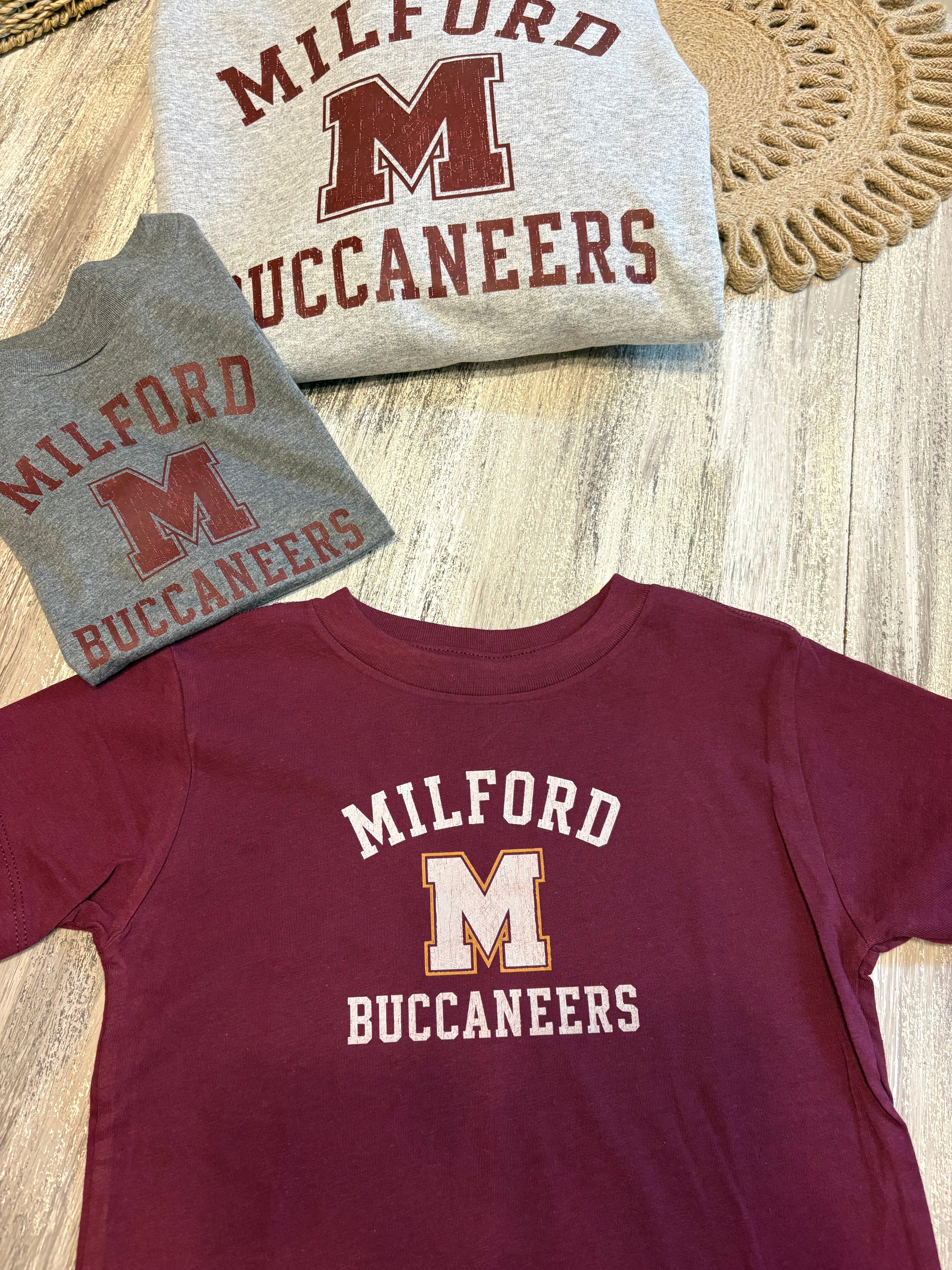 Milford Buccaneers Toddler & Youth T-Shirt