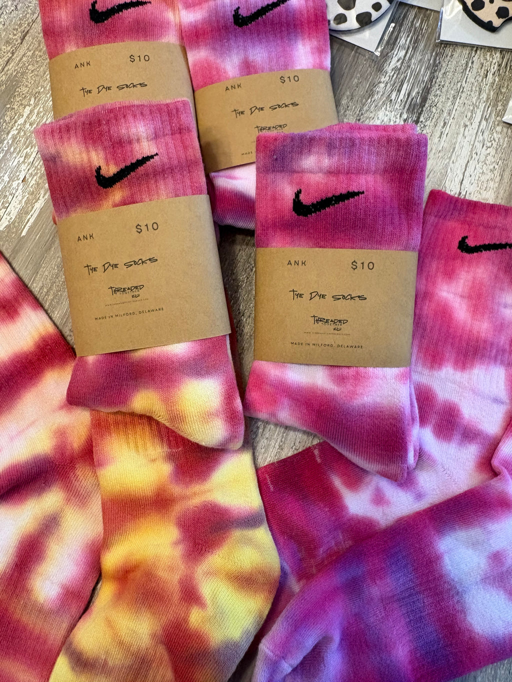 Tie-Dyed Nike Socks
